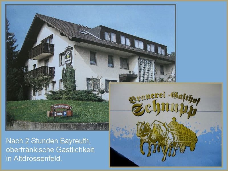 Brauereigasthof Schnupp in Altdrossenfeld Brauereigasthof Schnupp in Altdrossenfeld